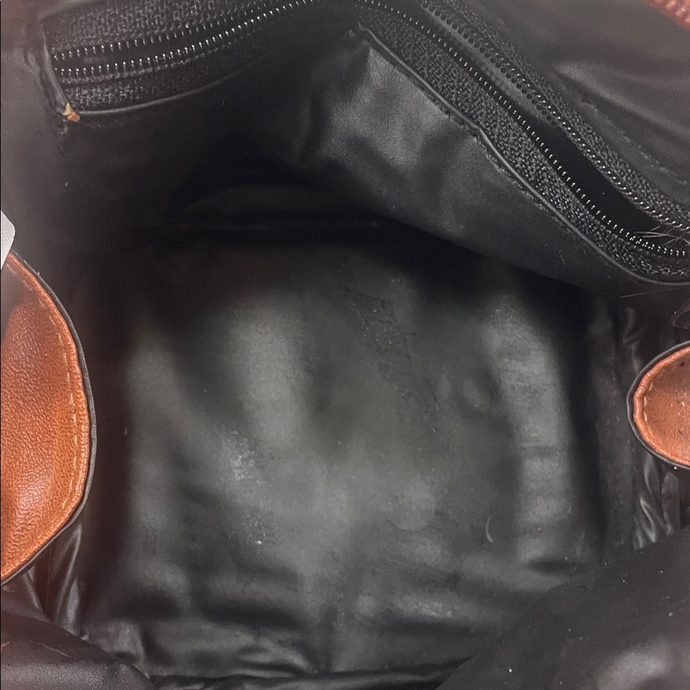 Elegant Black and Brown Mini Handbag - Picture 4 of 5